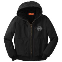 CornerStone Washed Duck Cloth Insulated Hooded Work Jacket - CSJ41