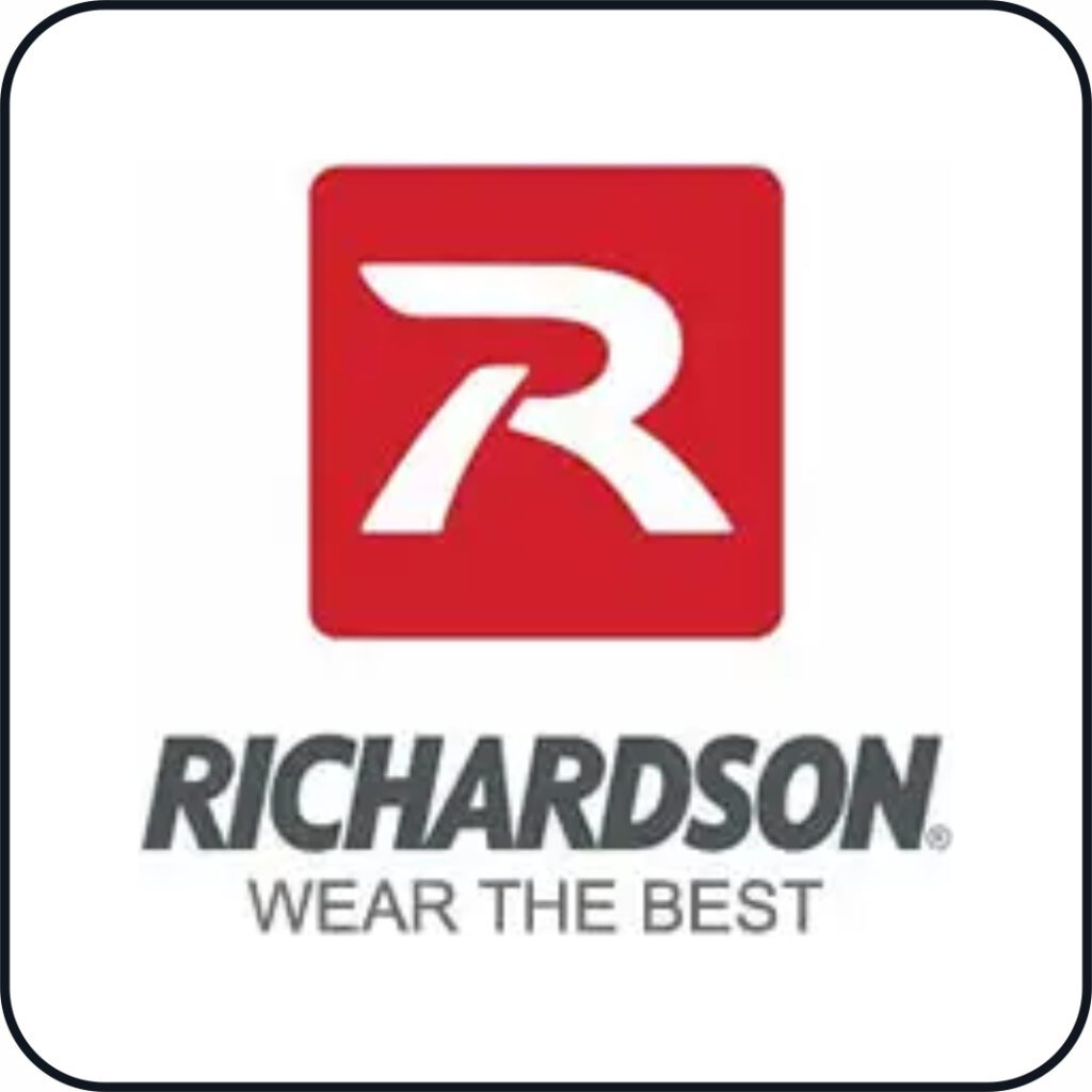 Richardson logo with slogan "Wear the Best."