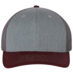 Heather Grey/Charcoal/Maroon