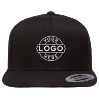 Yupoong Premium Flat Bill Snapback Cap - 6089M
