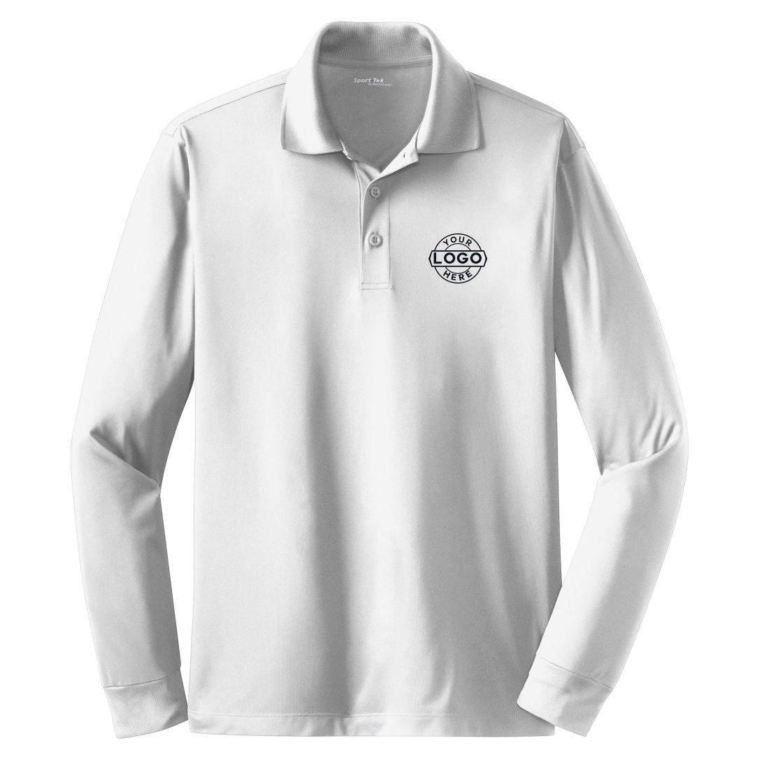 Sport-Tek Long Sleeve Micropique Sport-Wick Polo – ST657